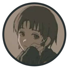 my profile picture: Lain Iwakura from Serial Experiments Lain
